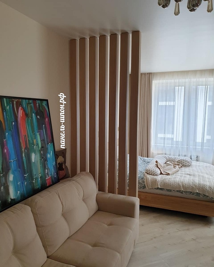 Перегородка для зонирования комнаты — модно, функционально, декоративно