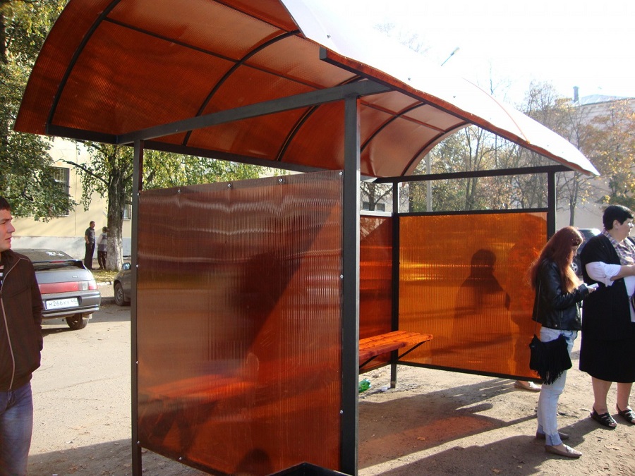 Виды проектов остановочных павильонов