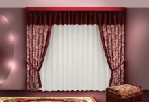 Преимущества штор с ламбрекеном в спальне