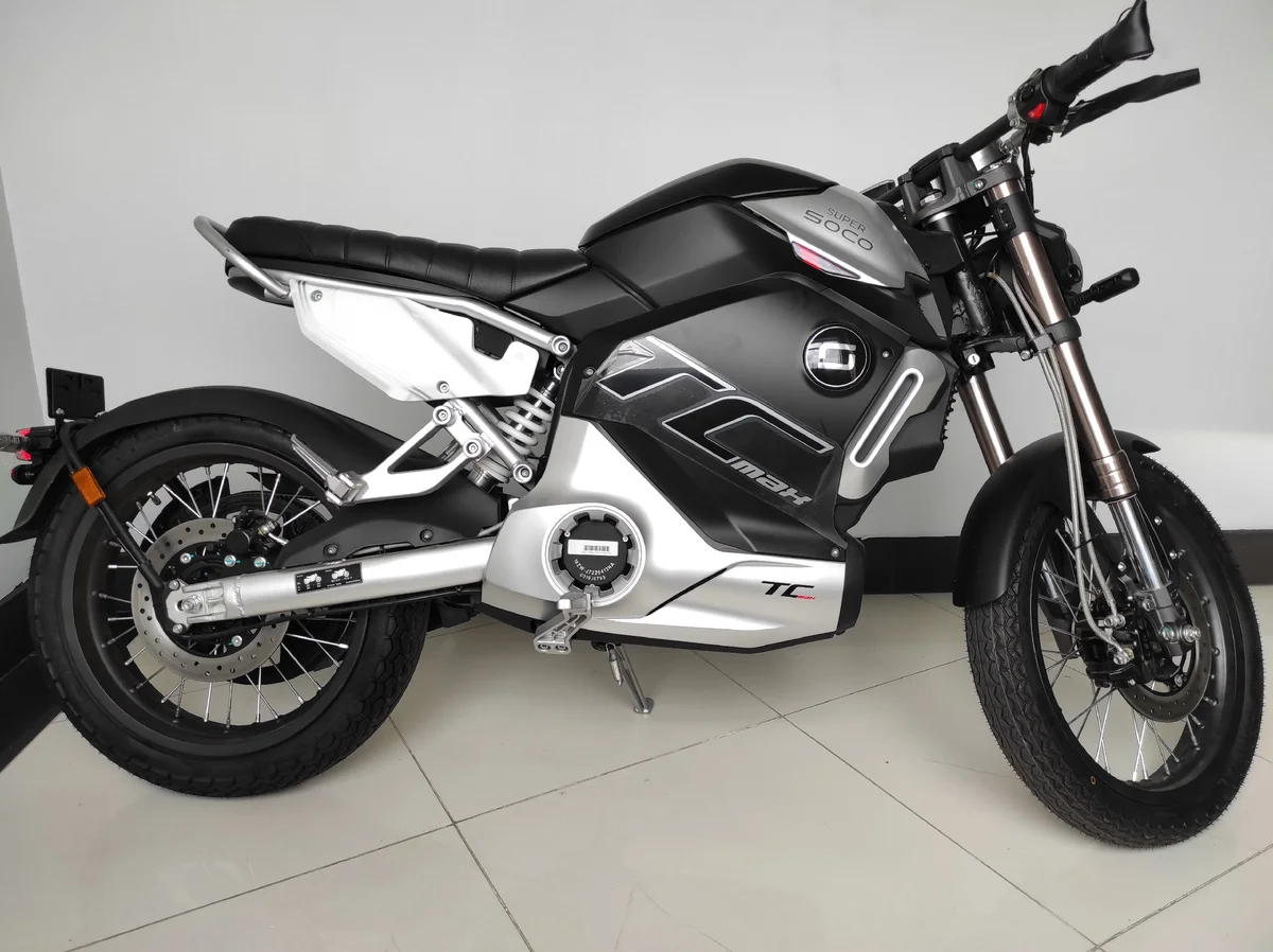 Электробайк Super SOCO TC Мах достойный конкурент бензиновым мотоциклам