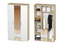 Шкаф на ножках трехстворчатый