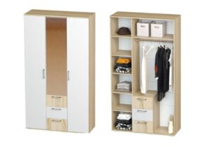 Шкаф на ножках трехстворчатый