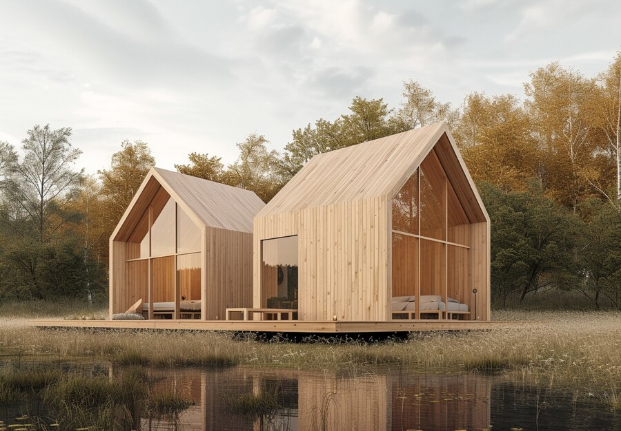 Ощутите очарование бревенчатых домов: вневременной выбор комфорта и стиля