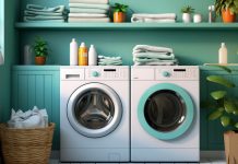 Как разместить стиральную машину на кухне?