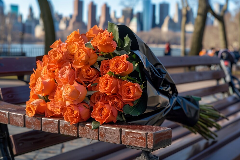 Букет оранжевых роз: какие особенности