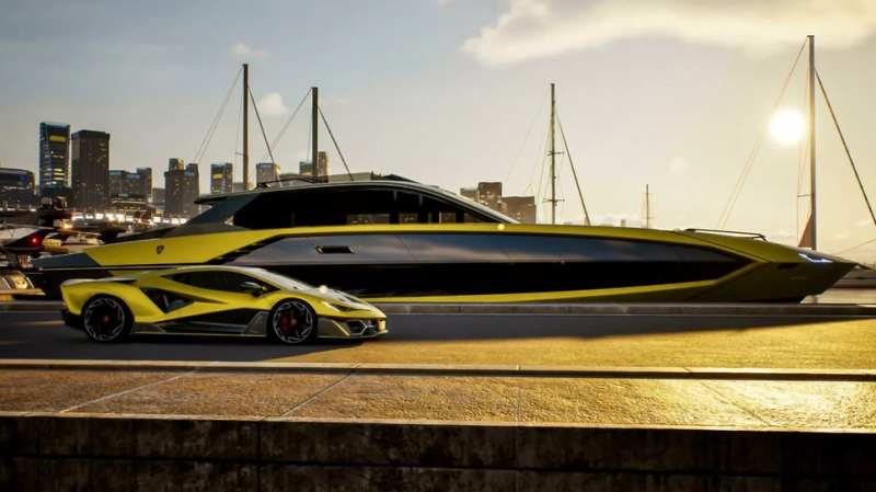 Lamborghini представила роскошную 30-метровую яхту в стиле суперкара