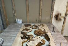 Как сделать стол из эпоксидной смолы