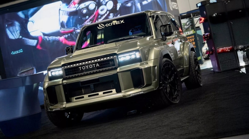 Liberty Walk оснастила Toyota Land Cruiser Prado широким обвесом