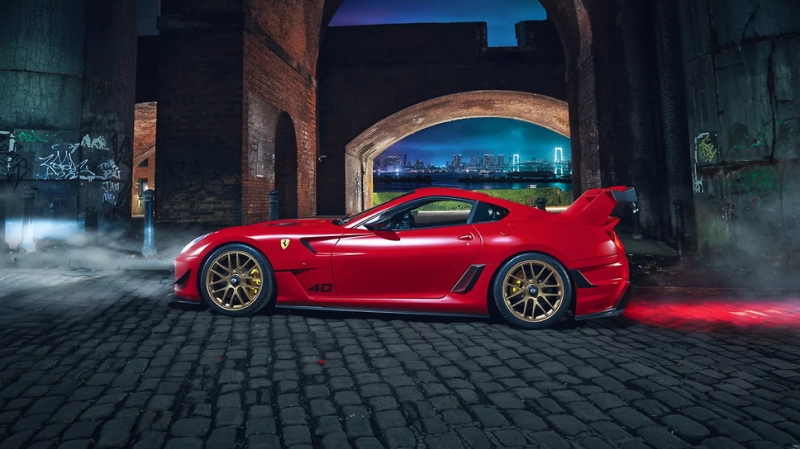Тюнеры сделали Ferrari 599 GTB похожей на Toyota Supra