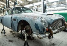 Aston Martin восстановил брошенный на 50 лет DB5 Vantage